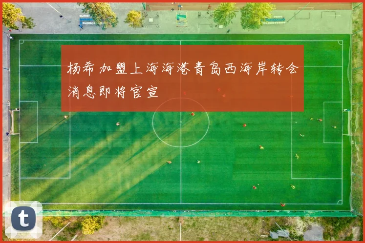 杨希加盟上海海港青岛西海岸转会消息即将官宣
